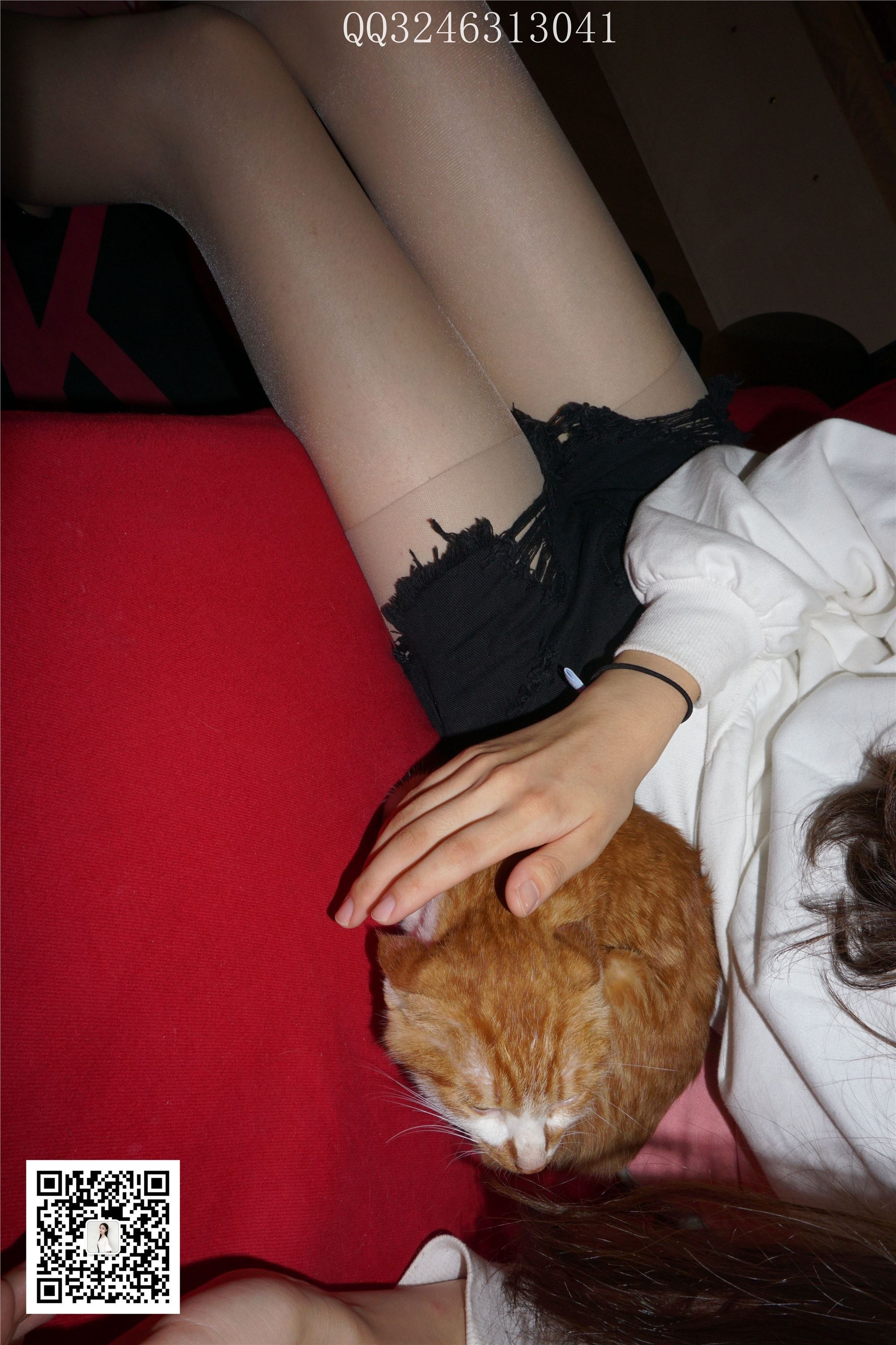 大生模拍 No.090 灰丝高跟小野猫